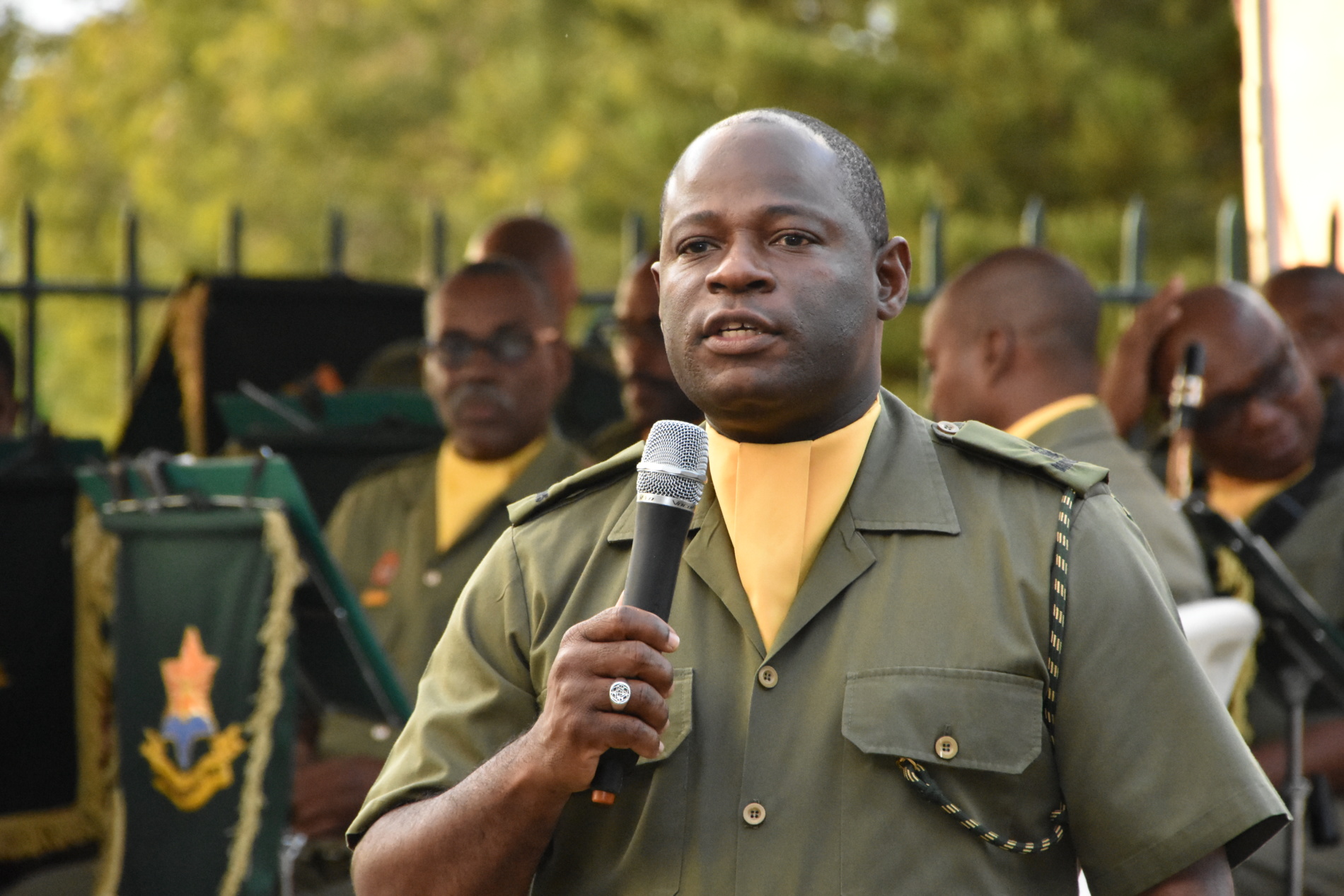 BDF Band Handover Ceremony for Director of Music