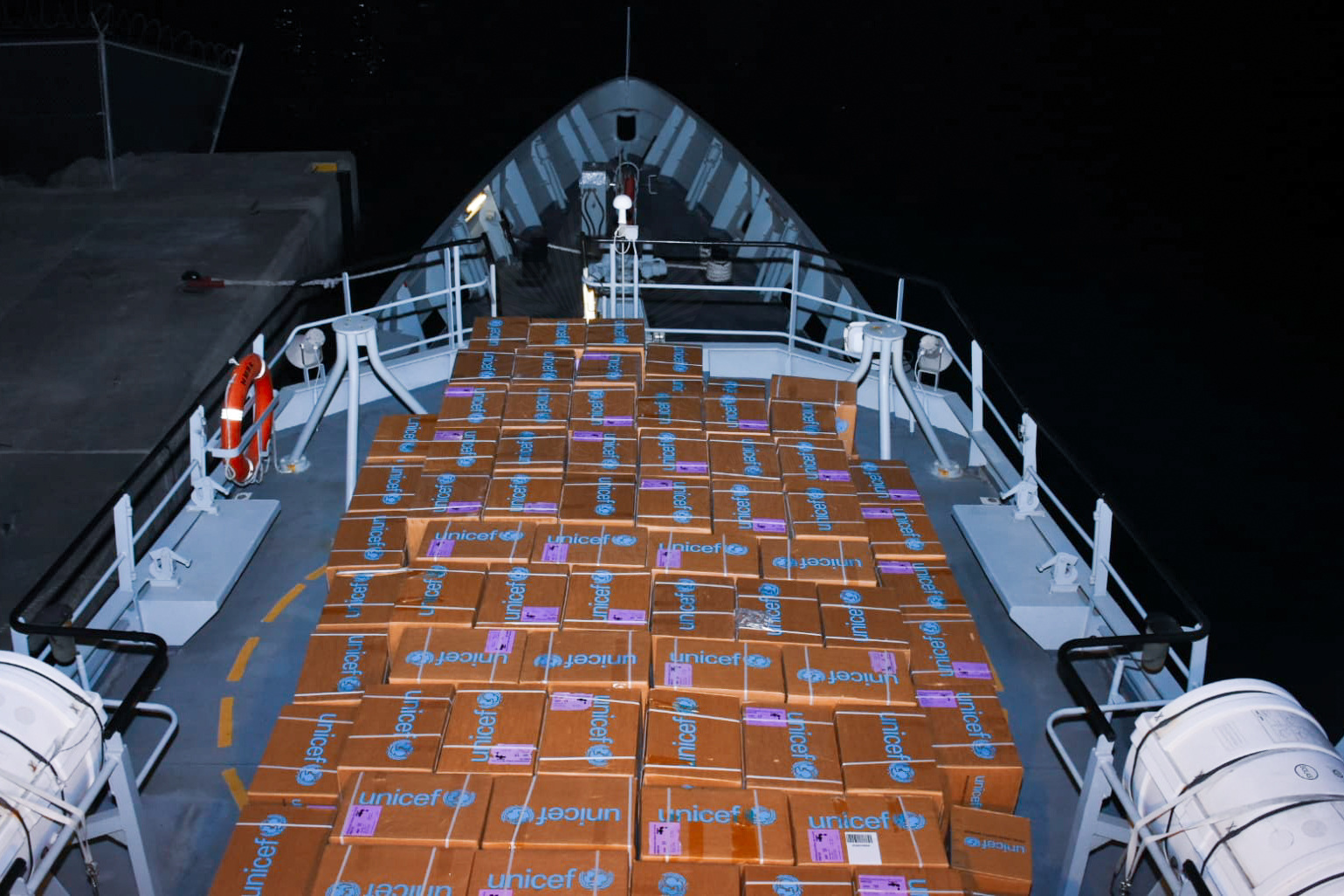 BDF DELIVERS RELIEF SUPPLIES TO SVG