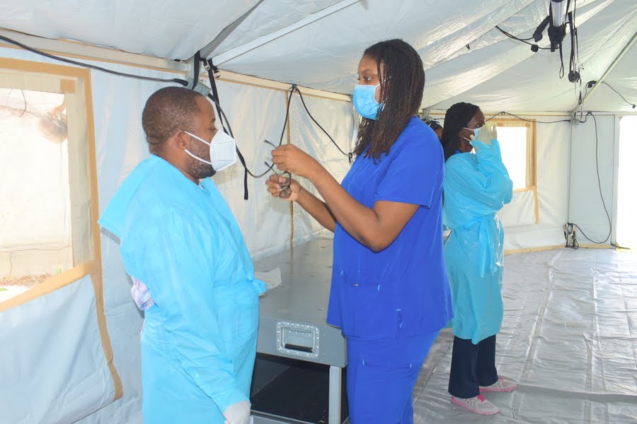 BDF Field Medical Facility Expands QEH Accident and Emergency