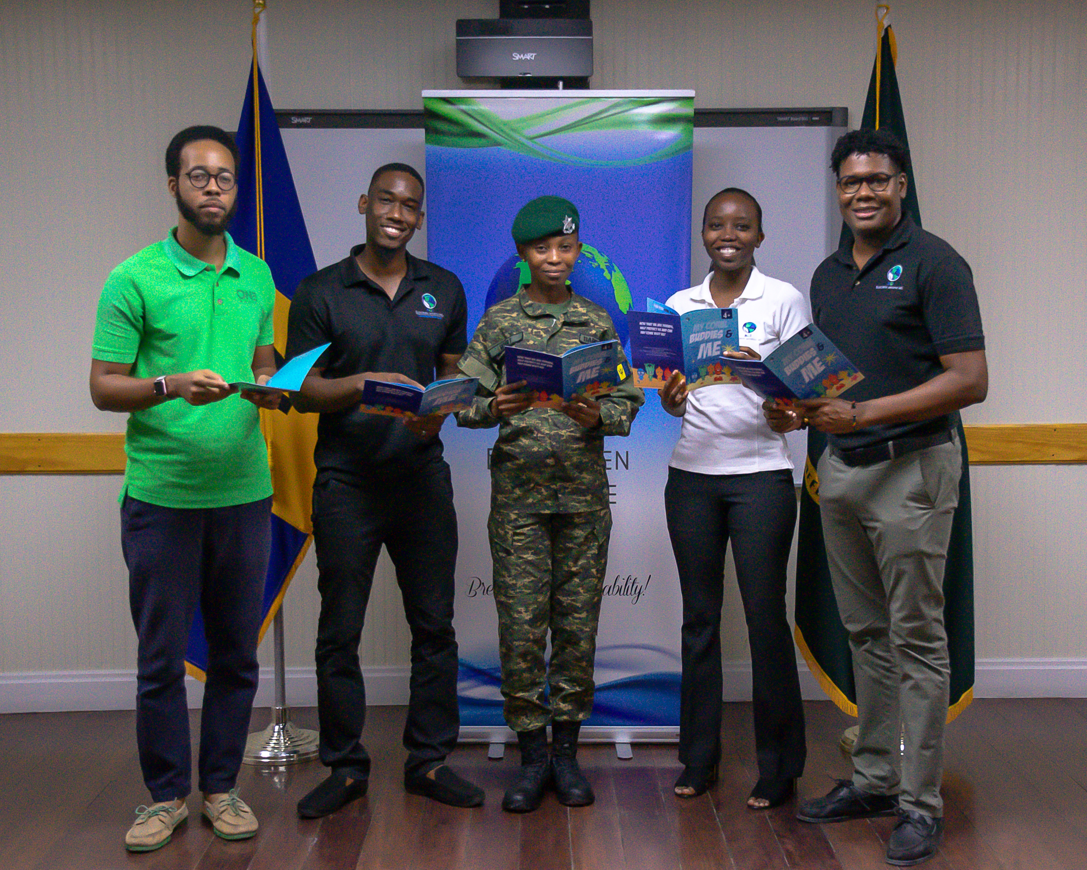 BlueGreen Initiative Donates Books To BDF